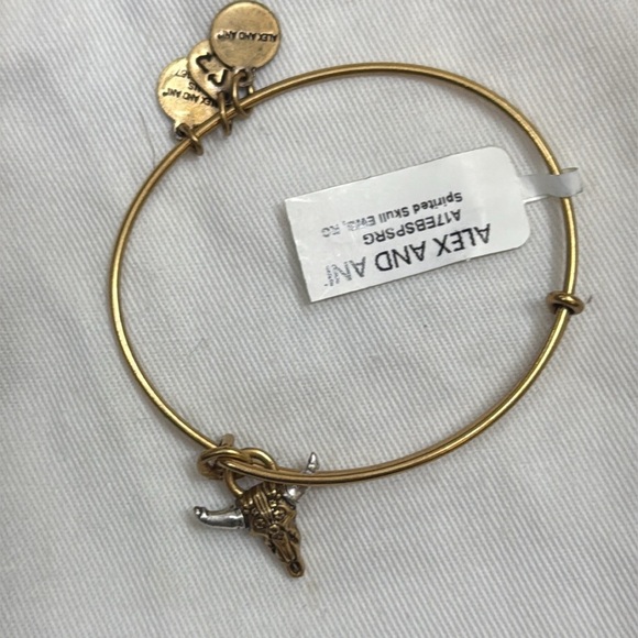 Alex and Ani gold bangle set - Picture 4 of 7